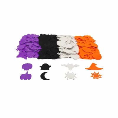Children's arts and crafts - Glitter felt stickers - Halloween - LOOLIPO