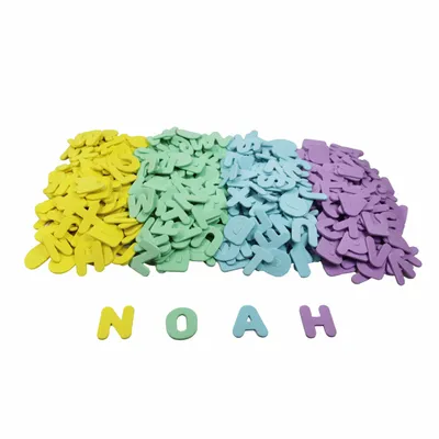 Children's arts and crafts - Foam stickers - Letters - LOOLIPO