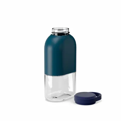 Children's mealtime - Slim Tritan Water Bottle 350ml - Blue Abyss / Midnight Blue - EKOBO