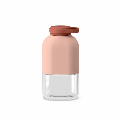 Children's mealtime - Slim Tritan Water Bottle 350ml - Blush / Terracotta - EKOBO