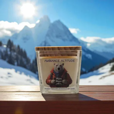 Objets de décoration - Bougie Naturelle Parfumée MONT-BLANC - AMBIANCE ALTITUDE