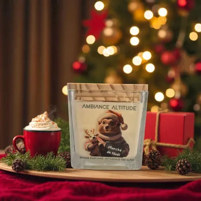 Other Christmas decorations - Natural Scented Candle CHRISTMAS MARKET - AMBIANCE ALTITUDE