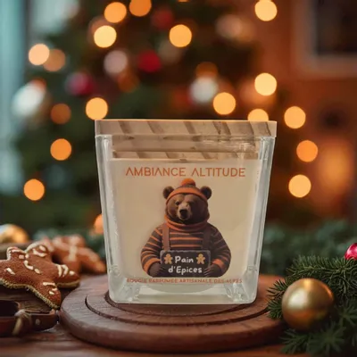 Other Christmas decorations - Natural Scented Candle gingerbread - AMBIANCE ALTITUDE
