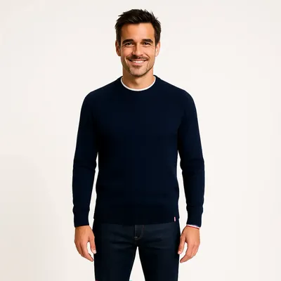 Apparel - Pierre Sweater - Round Neck - Merino Wool - SAINTE ARMURE