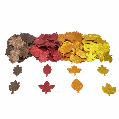 Loisirs créatifs pour enfant - Gommettes en mousse pailletée - Automne - LOOLIPO