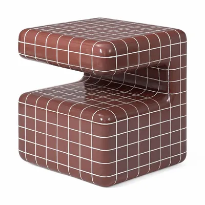 Tables de nuit - Takamu Side Table Timber Grid - JESPER HOME