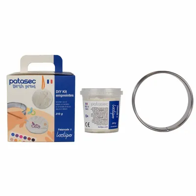 Loisirs créatifs pour enfant - KIT EMPREINTE - PÂTE À MODELER AUTODURCISSANTE - PATASEC - LOOLIPO