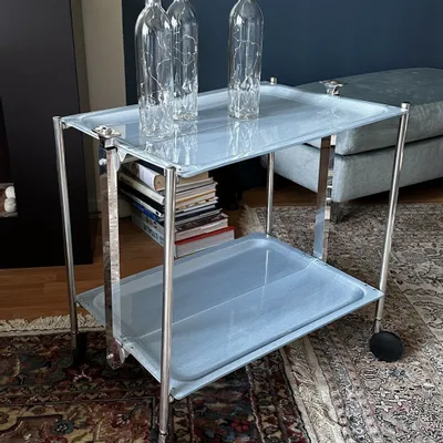 Trolleys - TEXTABLE WITH ACRYLIC TRAYS - PLATEX