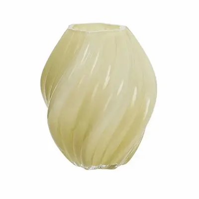 Vases - Vase en verre, jaune - MADAM STOLTZ