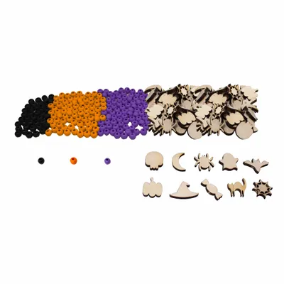 Loisirs créatifs pour enfant - PERLES EN BOIS - HALLOWEEN - LOOLIPO