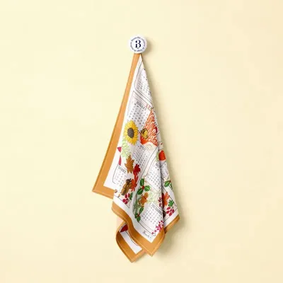 Dish towels - Les Saisons 2025 Calendar Tea Towel - BEAUVILLÉ