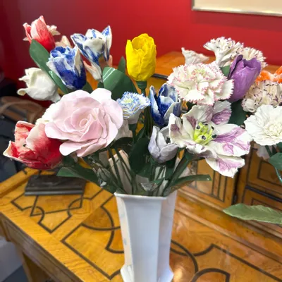 Decorative objects - Porcelain floral arrangement - FLEURIR L AVENIR