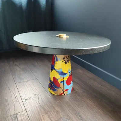 Coffee tables - Coffee table, limited series in collaboration with artist - piece 1/5 - C'EST BIEN FAIT