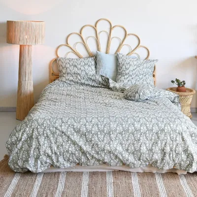 Bed linens - Alhambra blockprinted homelinen - MAISON LILO