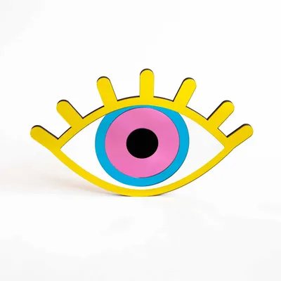 Autres décorations murales - Eye See You – Miroir espiègle en forme d’œil graphique - LA MISÉTO
