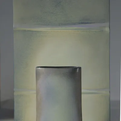 Unique pieces - Title: Passage | Living Nature | Ceramic Vase and Painting - CICA GOMEZ CERAMICS