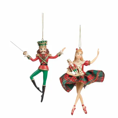 Autres décorations de Noël - FABR.TART.CLARA BALLERINE/NUTCR.ORN ASS/2 RD 13CM - GOODWILL M&G