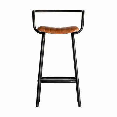 Stools - Stool in iron off brown colour in 52x49x90 cm - VICAL