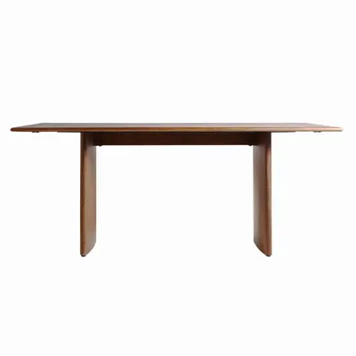 Desks - Desk in mango wood off mahogany colour in 183x99x76 cm - VICAL
