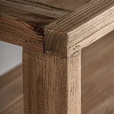 Bookshelves - Bookcase in recycled elm tree wood off brown colour in 110x45x110 cm - VICAL