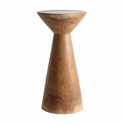 Autres tables - Table d'appoint en bois de suar couleur marron cassé en 22x22x46 cm - VICAL