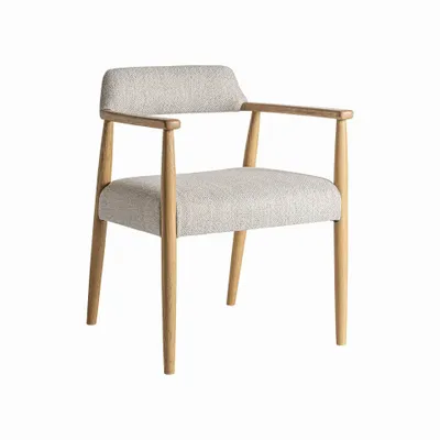 Chairs - Chair in ash wood off light brown colour in 59x57x74 cm - VICAL