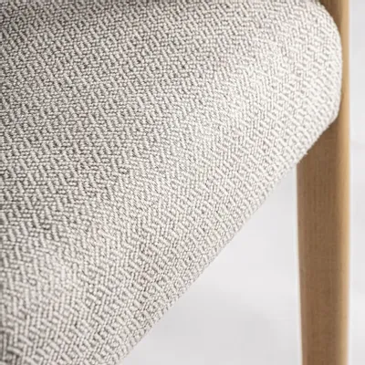 Chaises - Chaise en bois de frêne couleur marron clair de 59x57x74 cm - VICAL