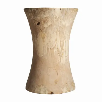 Tabourets - Tabouret en bois de suar couleur marron clair naturel 40x40x60 cm - VICAL