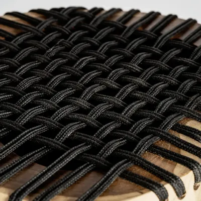 Autres tables  - Table d'appoint en bois de suar couleur marron clair naturel 37x37x43 cm - VICAL