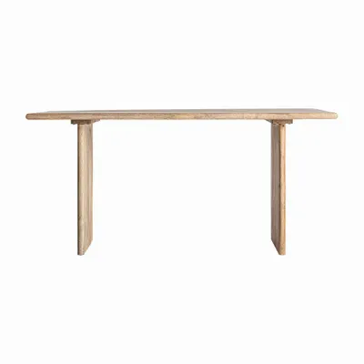 Desks - Desk in mango wood off brown colour in 160x80x75 cm - VICAL