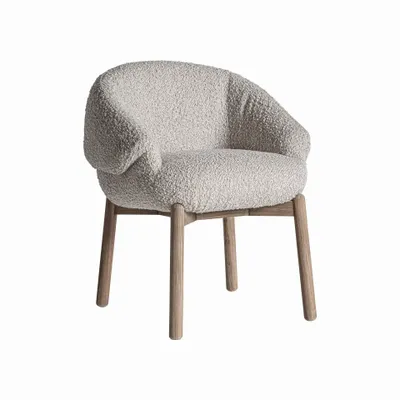 Chairs - Chair in oak wood off brown colour in 63x60x73 cm - VICAL