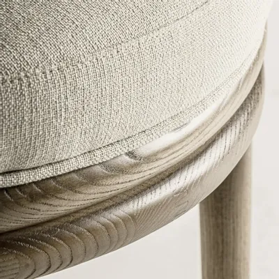 Chaises - Chaise en bois de chêne couleur marron cassé de 60x61x78 cm - VICAL