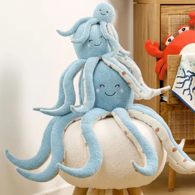 Soft toy - Plush - Octopus - Organic Cotton - POMME
