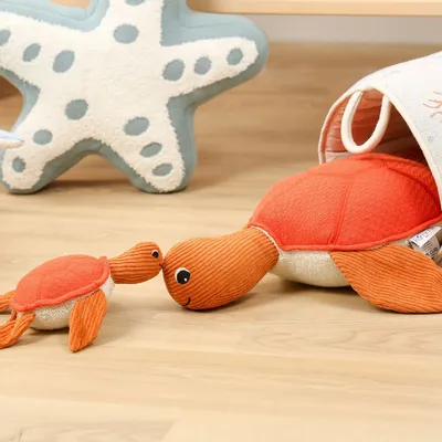 Soft toy - Plush - Turtle - Organic Cotton - POMME
