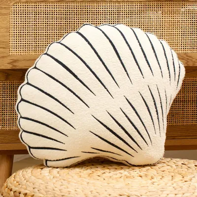 Children's decorative items - Cushion - Shell - Organic Cotton - POMME