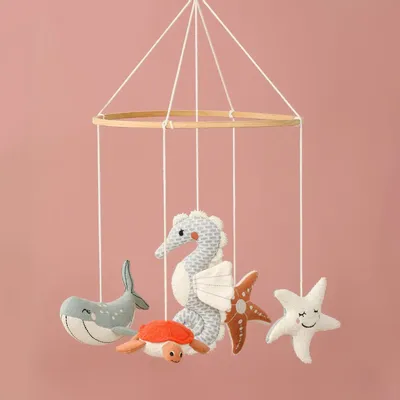 Children's decorative items - Mobile - Marine Animals - Organic Cotton - POMME