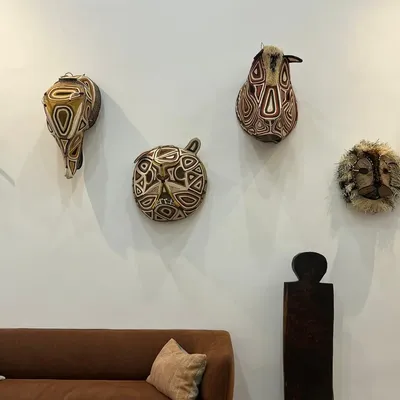 Unique pieces - Animal heads and masks - ETHIC & TROPIC CORINNE BALLY