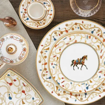 Formal plates - Set Cheval - POZZI MILANO