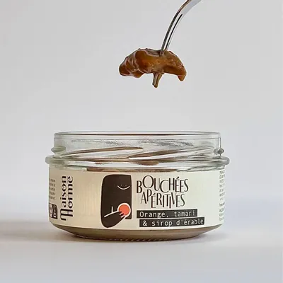 Épicerie fine - Bouchées apéritives à l'orange, au tamari et au sirop d'érable - MAISON HORMÉ