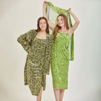 Homewear - Matelassé Robe Dress - PAUL&ANNA