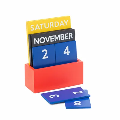 Stationery - SMALL MULTICOLOR CALENDAR HF - HELIO FERRETTI