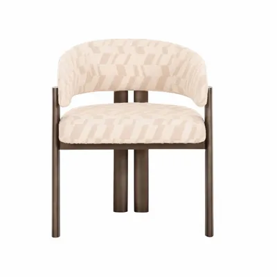 Chaises - Chaise Ninon beige - EMPREINTE DU TEMPS