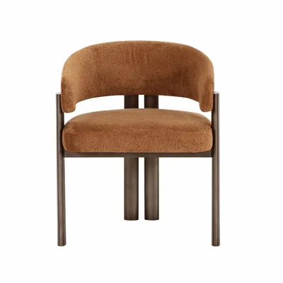 Chaises - Chaise Ninon camel - EMPREINTE DU TEMPS
