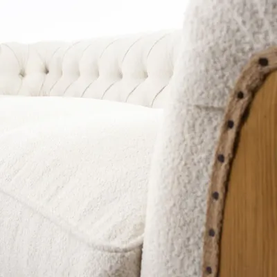 Canapés pour collectivités - Chesterfield Essence White Pearl | Canapé - CREARTE COLLECTIONS