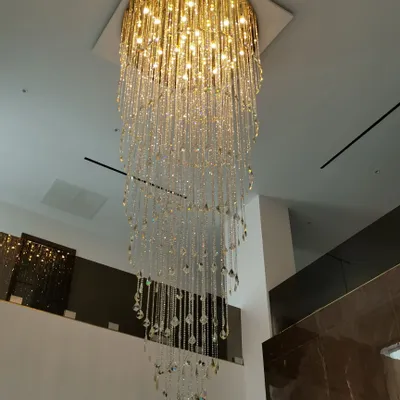 Ceiling lights - Double height spiral - CRISTALUX  LIGHTING DESIGN