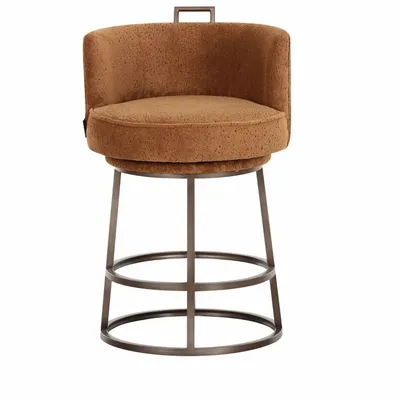 Tabourets - Tabouret Dana camel - EMPREINTE DU TEMPS