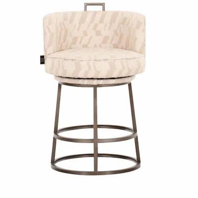 Tabourets - Tabouret Dana beige - EMPREINTE DU TEMPS