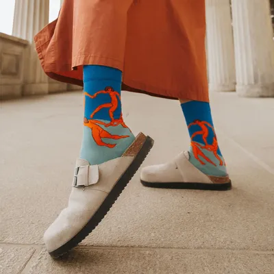 Chaussettes - Chaussettes en coton biologique d'inspiration artistique - KUNSTSOKKEN