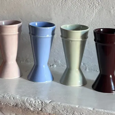 Decorative objects - Nouveau Mazagran - Nude - Minimalist stoneware coffee cup, reinvented - ATELIER MAISON QUATRE