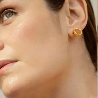 Bijoux - BOUCLES D'OREILLES DORÉES EMBOLIC PETITES - JOIDART